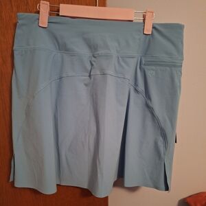 Greyson NWT Light Turquoise Women's Golf Skirt With Shorts Size L